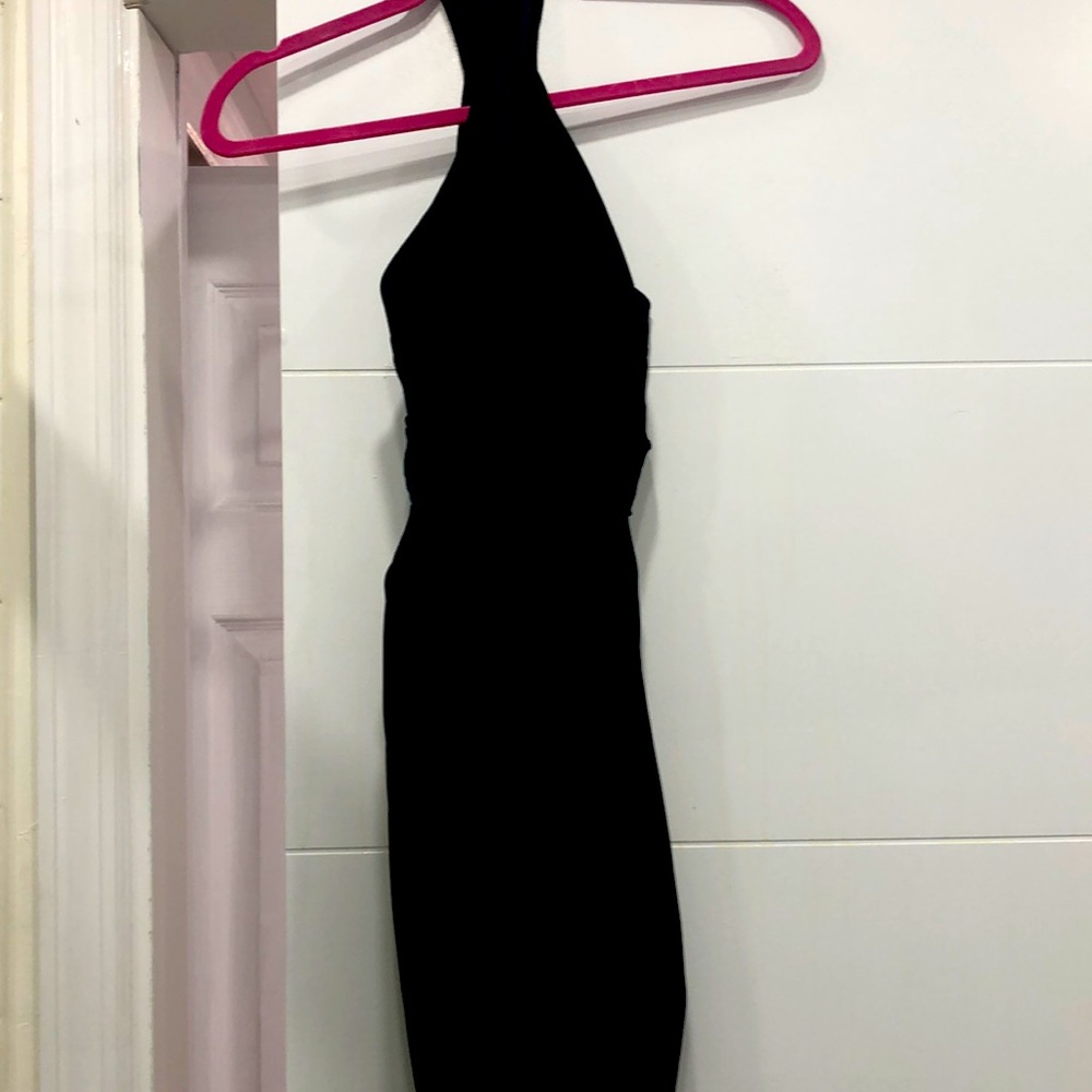 Black Satin A/X Armani Exchange Dress